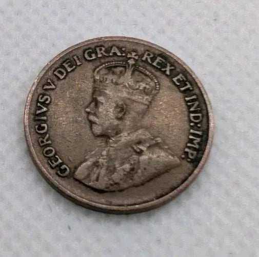 F-12 1927 Canada 1 ONE SMALL CENT « King George V » - NumisFind