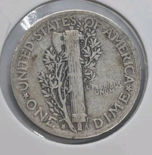 1941 S Silver Mercury Dime Circulated - NumisFind