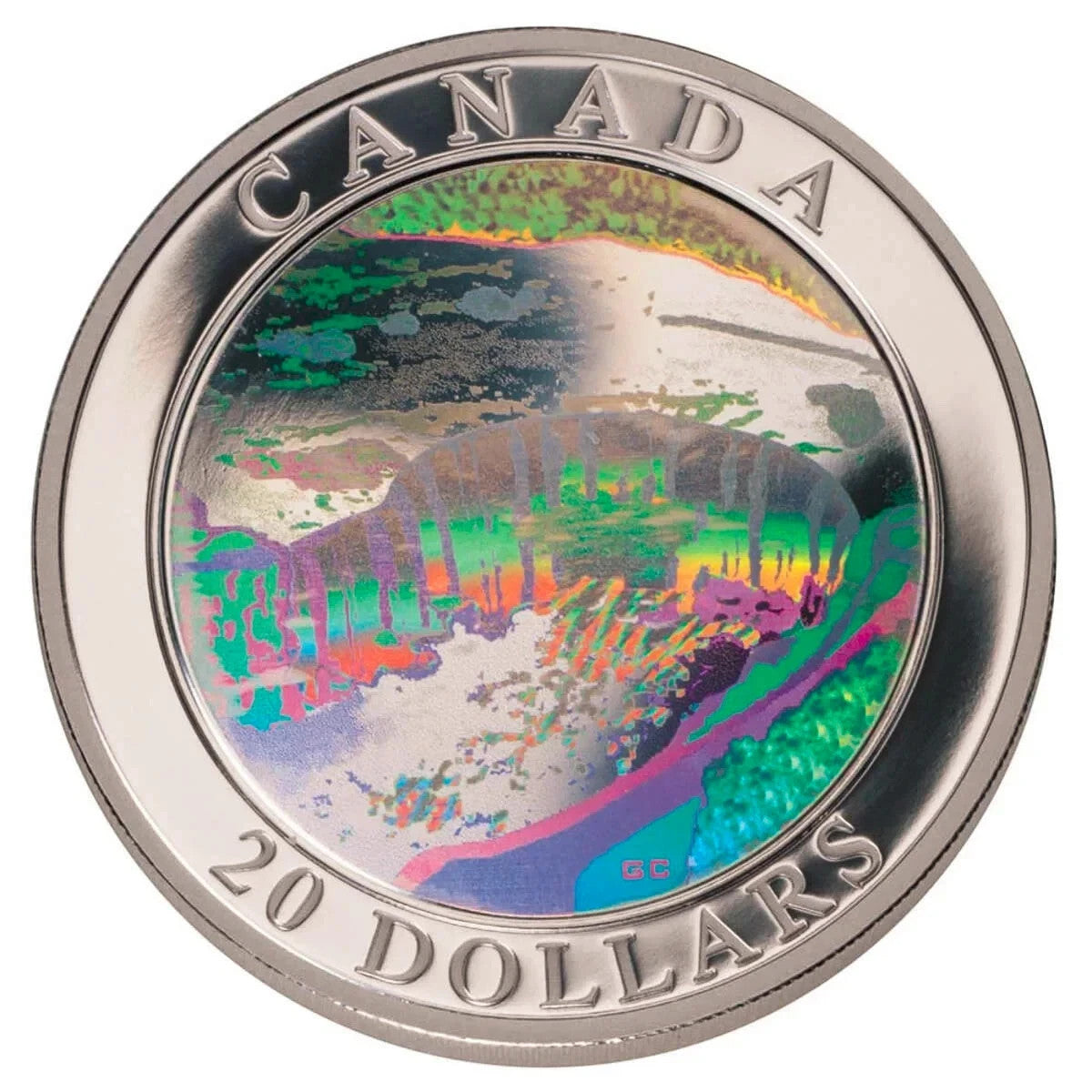 RCM 1 oz Silver 9999 Argent Pur - Natural Wonders Niagara Falls (2003)0