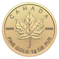 1 Gram - 2025 Gold Maple Leaf Coin - .9999 Pure Gold Bullion Maplegram - NumisFind