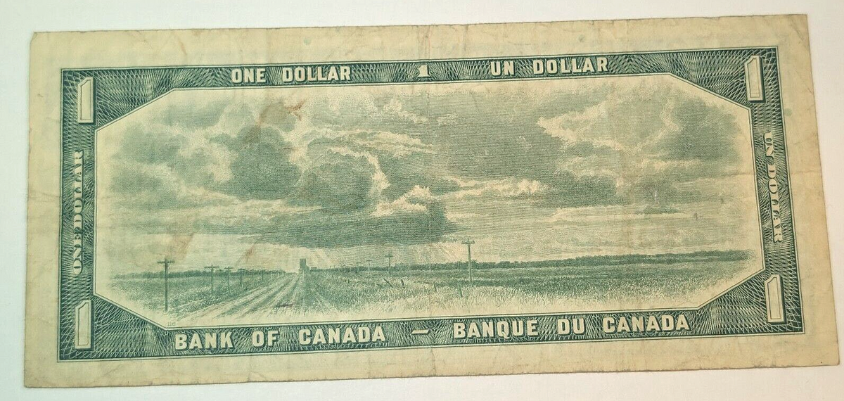 Canada $1 1954 - QE II Circulated Note  G/Y 97735561