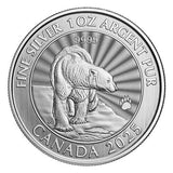 2025 $5 The Majestic Polar Bear: 1 oz. 99.99% Pure Silver Coin - NumisFind