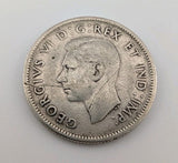 Canada 1942 25 Cents 25c Canadian Caribou Quarter Coin - 80% Silver - ASW .150oz1