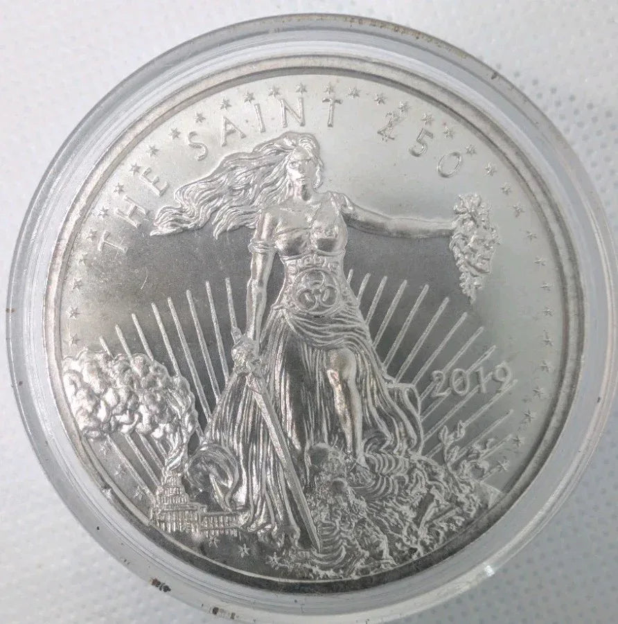 2019 The Saint .999 Silver Currency Of The Apocalypse - NumisFind