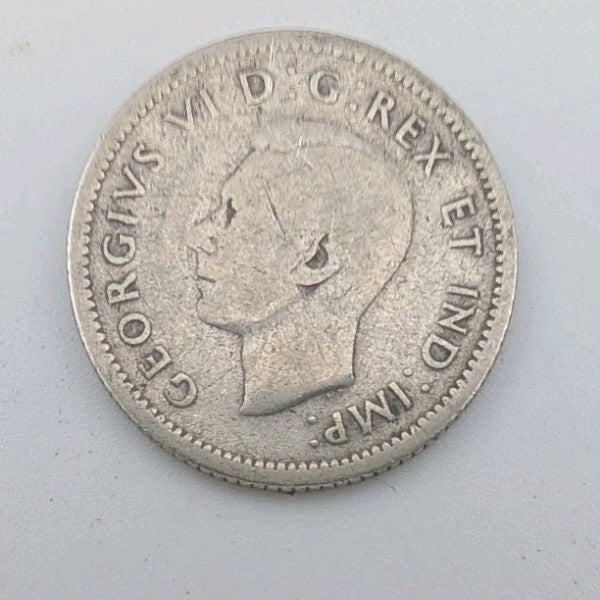 1938 Canada 10c Silver coin Dime - 2g of pure silver1
