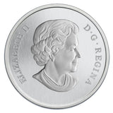 2012 CANADA 25 cent Coloured Coin - Aster & bumblebee1