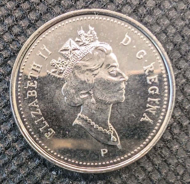 Canada 2001 P Canadian 5 Cent Nickel 5c Beaver1