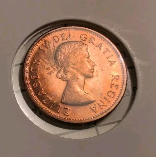 Rare Canada 1962 BU Small Cent Penny. - NumisFind