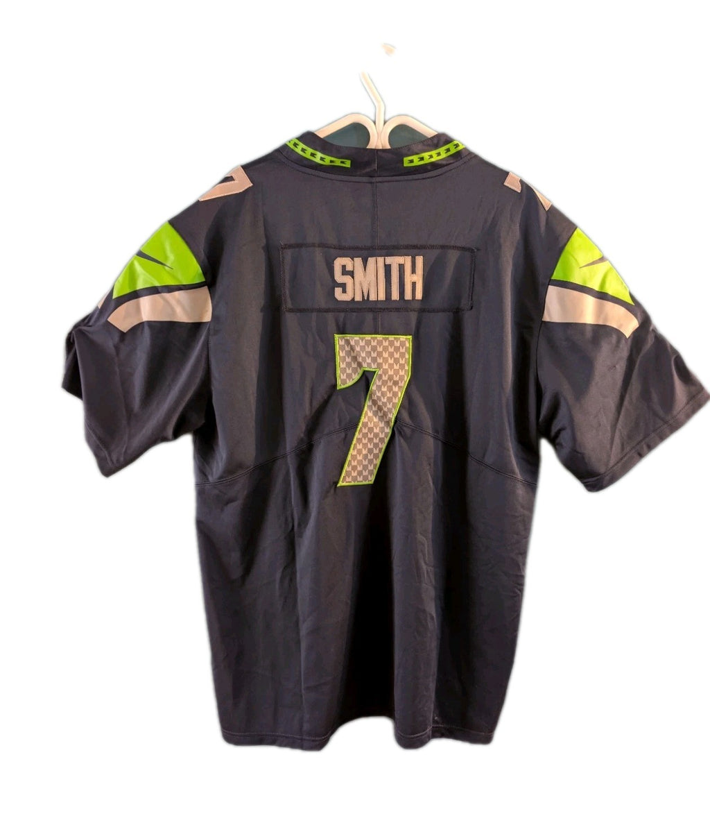 Nike Seattle Seahawks Geno Smith #7 NFL Field Home Jersey Men’s XXXL0