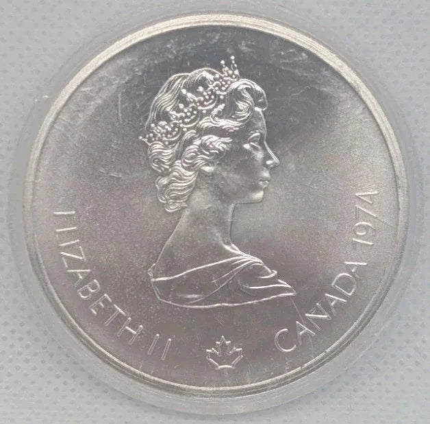 Canada 1974 Montreal Olympics 10 Ten Dollar Silver Coin - Zeus Temple - NumisFind