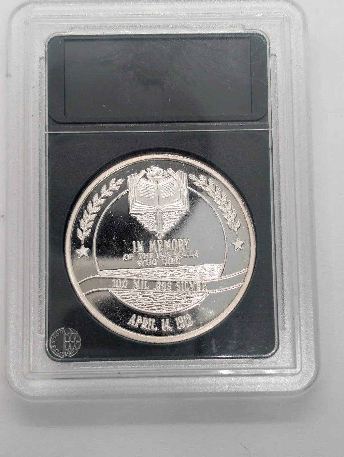 S.S. Titanic Proof Medallion - A Ship to Remember - .999 silver 100mil Plated - NumisFind