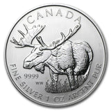 CANADA 2012 1 oz Silver Canadian Majestic Moose Coin Canada - NumisFind