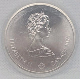 Canada 1974 Montreal Olympics 10 Ten Dollar Silver Coin - Zeus Temple1