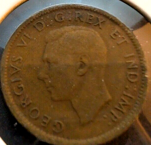 1941 Canada Small Cent Canadian 1 penny coin VERY NICE !1