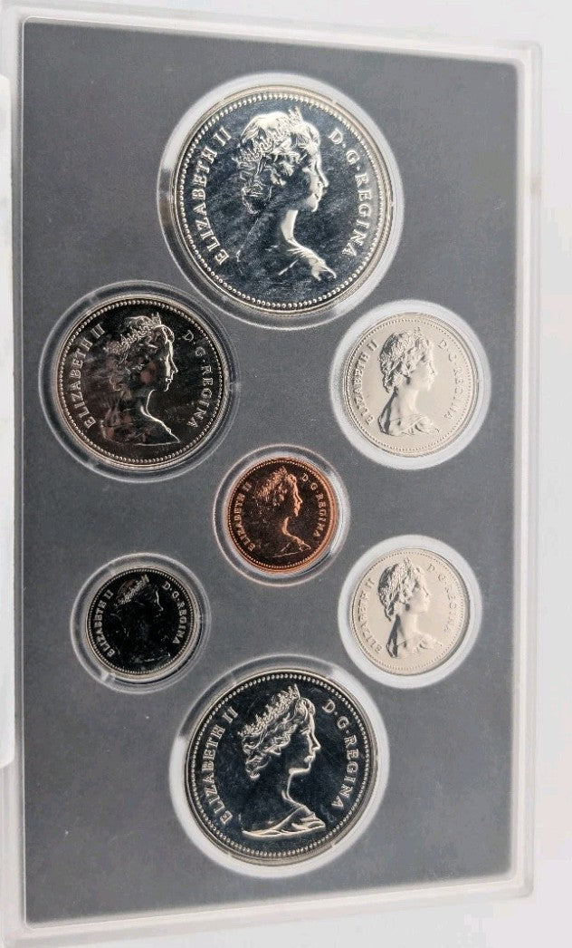 Canada Double Dollar 1980 Specimen Set w/ Silver $1 Polar Bear1