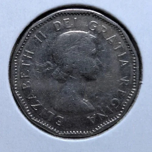1958 Canada 5 Cent George VI Canadian Nickel Coin Five Cents - NumisFind
