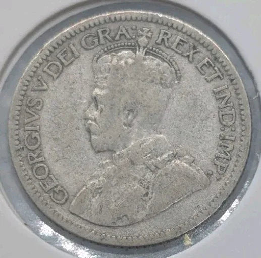 1935 Canada Silver 10 Cents - 0.8 Silver Coin - Key Date! - NumisFind