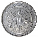 1913-2013 Canada 25 Cent Coin - Artic exploration 100th anniversary BU0