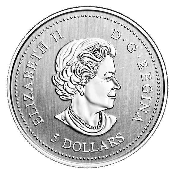 2021 CANADA CANADIAN SNOWBIRDS 50th ANNIVERSARY 5$ 99.99% PURE SILVER COIN2