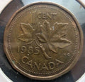 Canada Coin, 1 Cent Copper, 1985, Rare Pointed 5. - AU - NumisFind