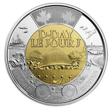 NEW ! 2019 D-Day Toonie $2 No Color Canada Special Wrap RCM Roll - 25 coins - NumisFind
