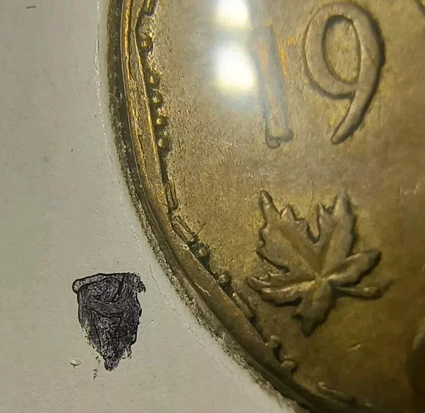 ERROR - LOTS OF LITTLE DIE CRACK - 1943 Canada "TOMBAC" 5 Cents Nickel - CIRC - NumisFind