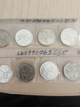 1937-1968 SILVER Canadian Quarter 25 Cents Lot Of 30 - 4.94 Oz of Pure Silver4