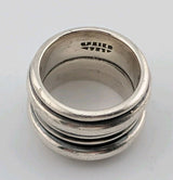 21g 925 Sterling Silver Spinner Ring Fidget Meditation Jewelry Gift For Her1