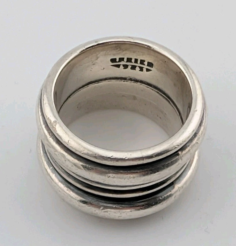21g 925 Sterling Silver Spinner Ring Fidget Meditation Jewelry Gift For Her1