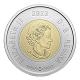 2023 CANADA 2$ TWO DOLLAR - TOONIE - BU « In Memory of the Queen 1952-2022 » - NumisFind