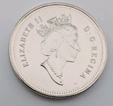 2000W  Canada 50 Cent Coin - Half Dollar -  UNC Mint State1