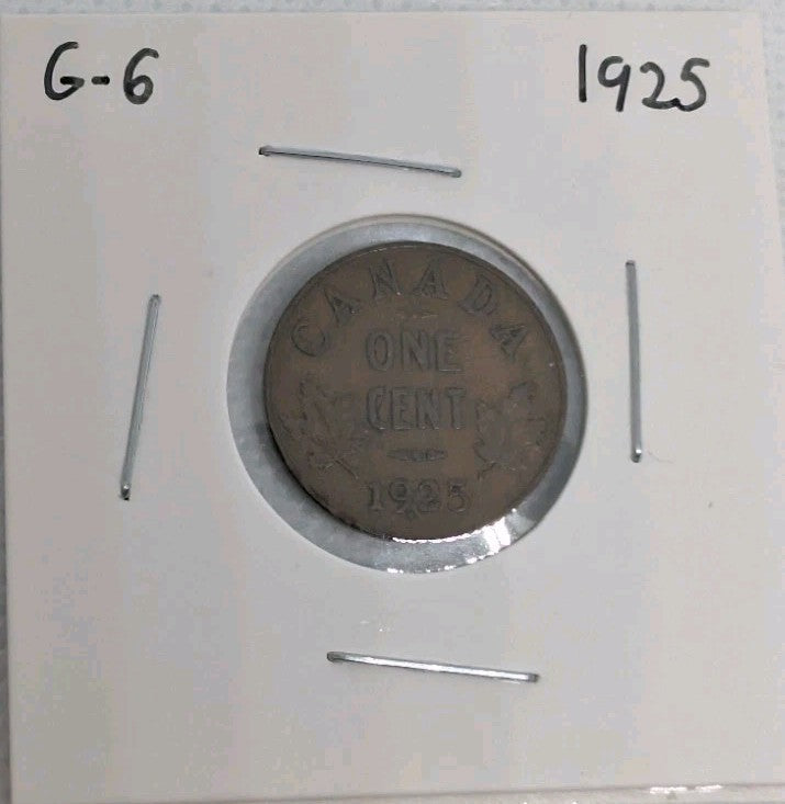 Set of 16 Canada Small Cents George V Coins (1920 To 1936) - Incl All Key Dates7