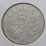 Canada Nickel 5 Cents 1927 - Circulated - Shipping Low Cost - NumisFind