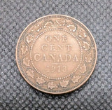CANADA - 1913 Large Canadian 1 Cent Penny - G-40