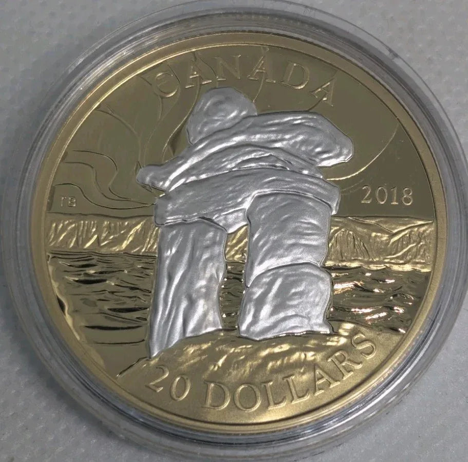 2018 $20 Fine Silver Coin - Canada's Iconic Inukshuk: Guiding the Way - Complete - NumisFind