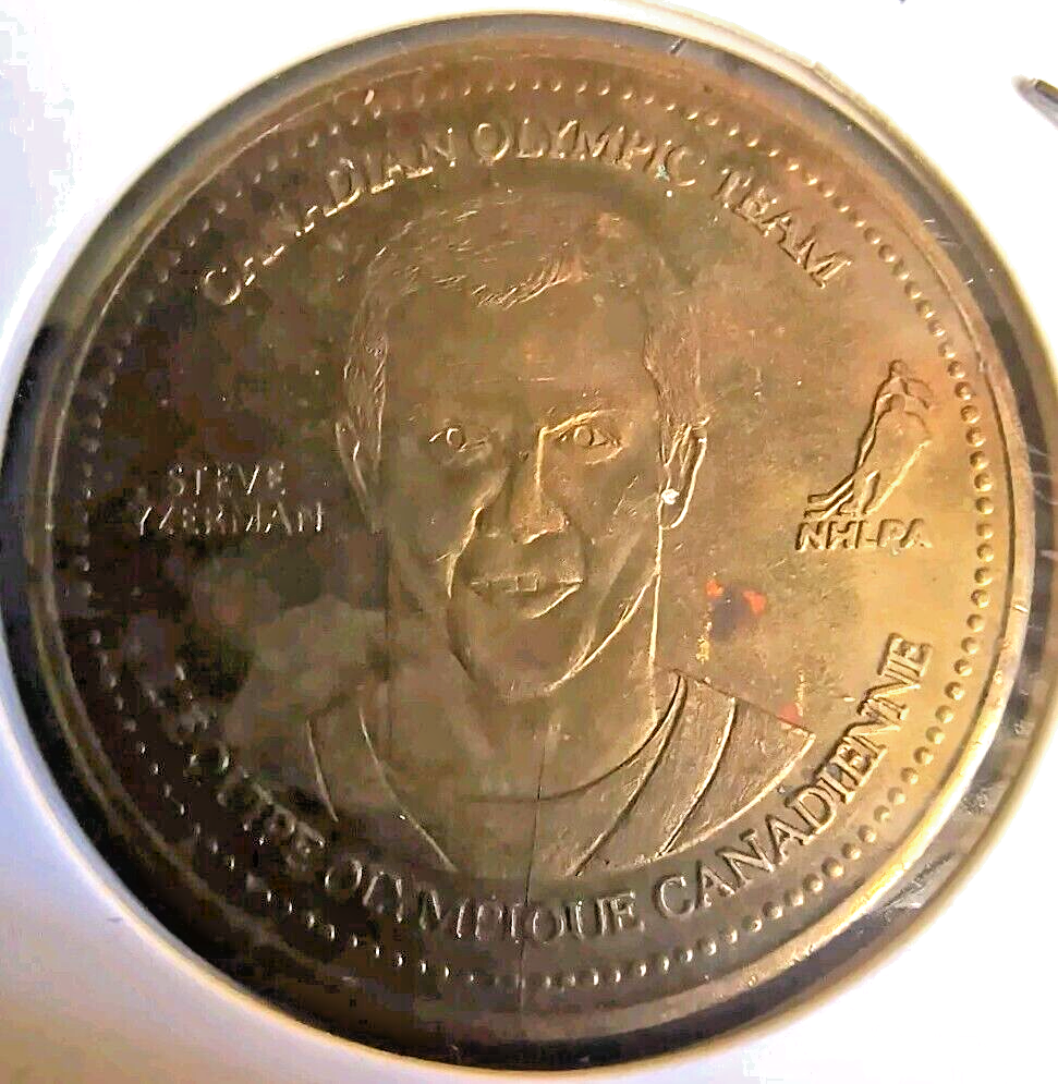 2002 - Coca Cola Canada Olympic Team - Steve Yzerman - Token - SHIPPING LOW COST0