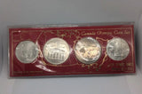 Montreal Olympic 1976 Sterling Silver Coins Issued 1974, Set of 4 Uncirculated - NumisFind