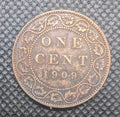 1909 Canada Large Cent Coin. Edward VII PENNY0