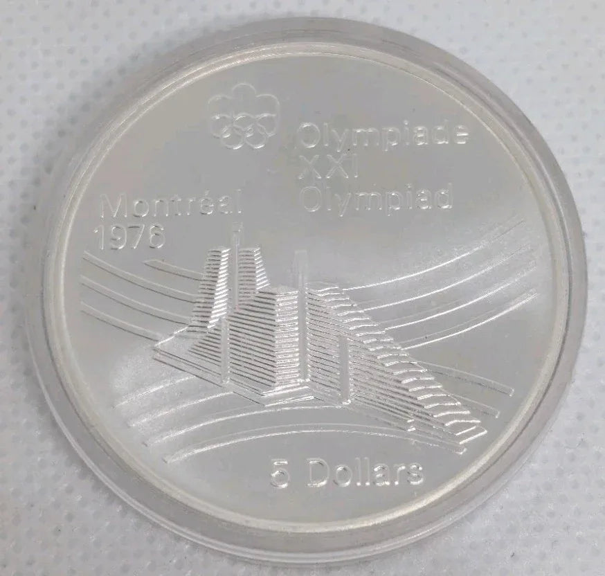 1976 Canada RCM 5 Dollar Silver Montreal Olympics Silver CoinOlympic Village - NumisFind