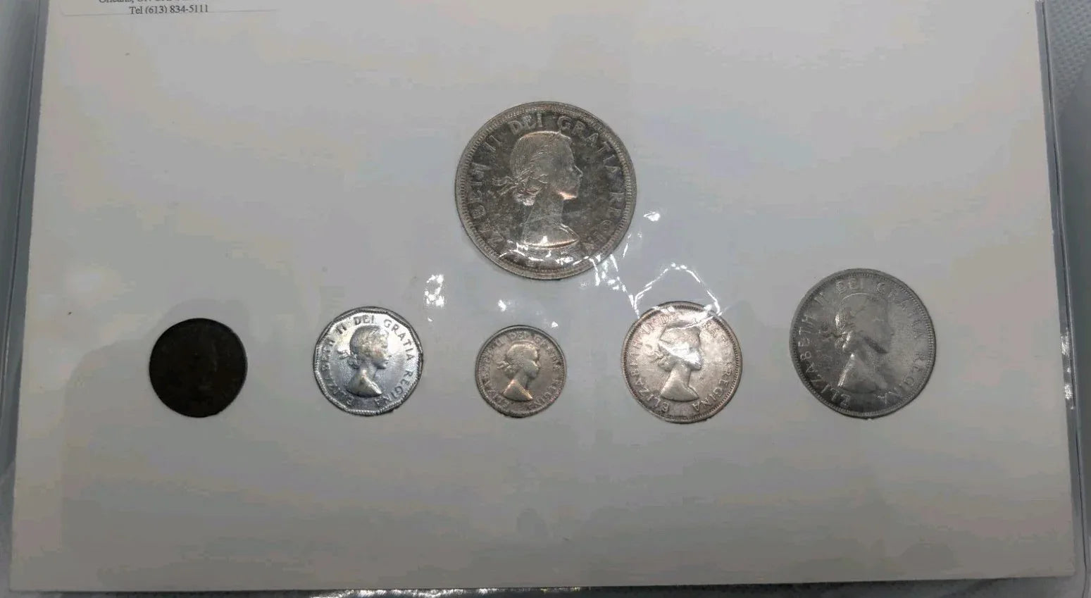 1954 Canada prooflike set in Original cardboard holder with Circulated coins. - NumisFind