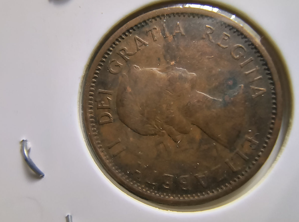 Lot Of 10 Circulated Canada 1 Cent Pre 1960 (G-VG Grade) *Read Description*6