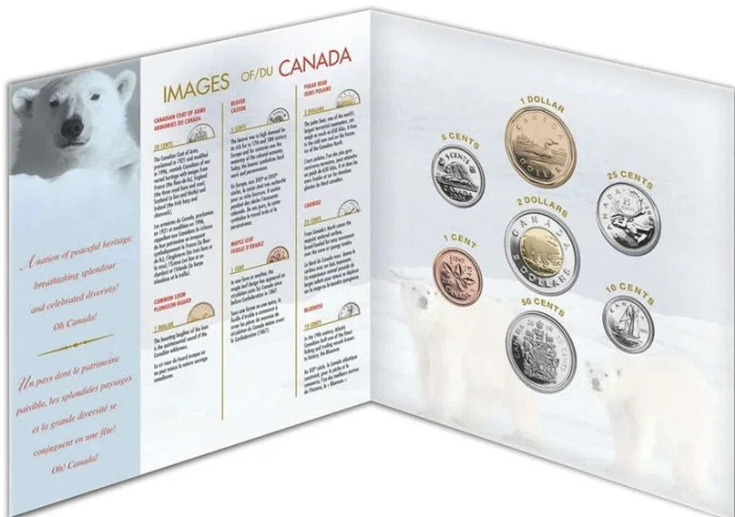 2006 O Canada Oh! Canada! Canadian 7 Coins Gift Set. Mint UNC.1