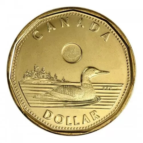 2012 Canada New Security Loonie One Dollar Coin. Mint UNC. $1 Loon0