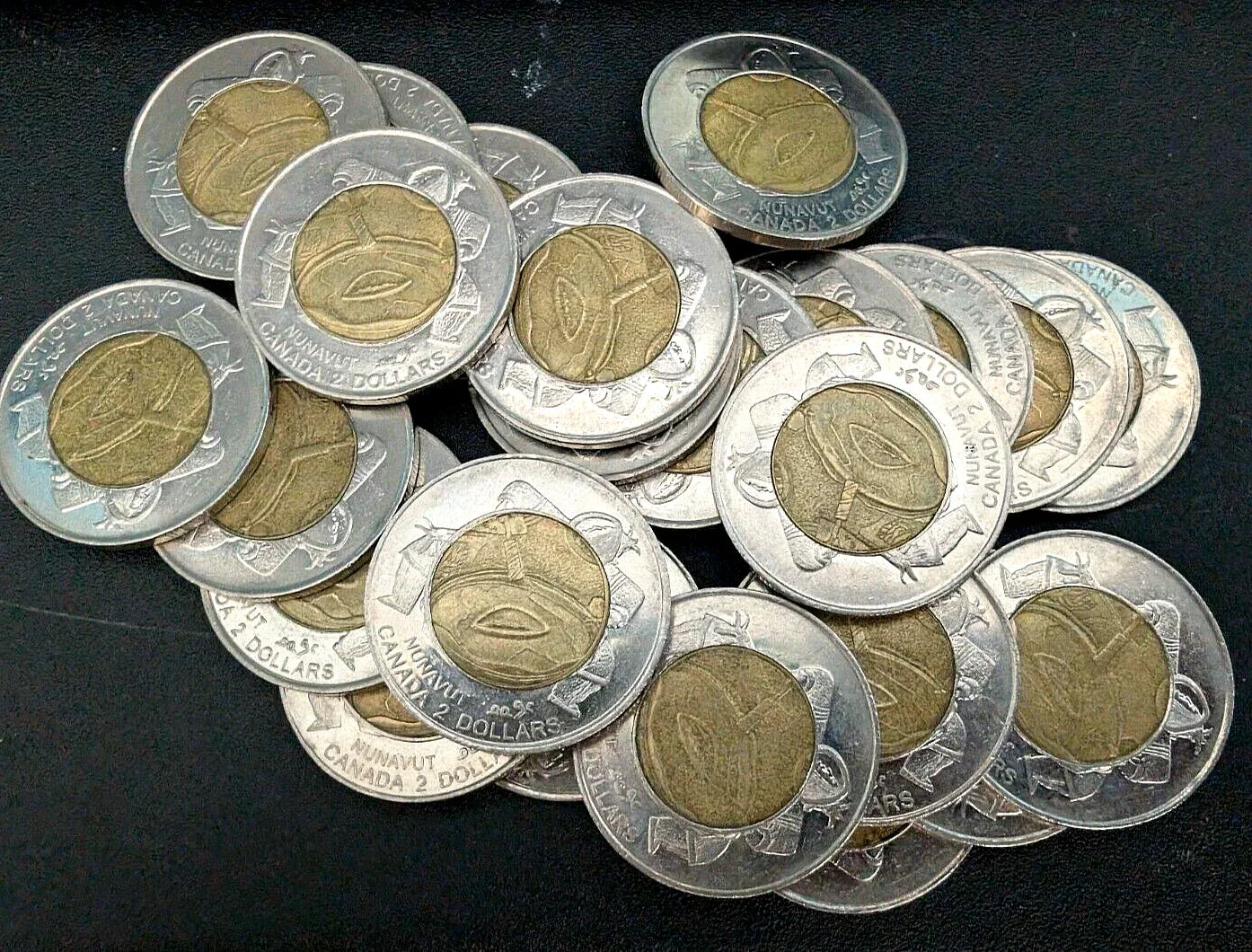 1999 Nunavut Canada two dollar $2 toonie - Circulated - NumisFind