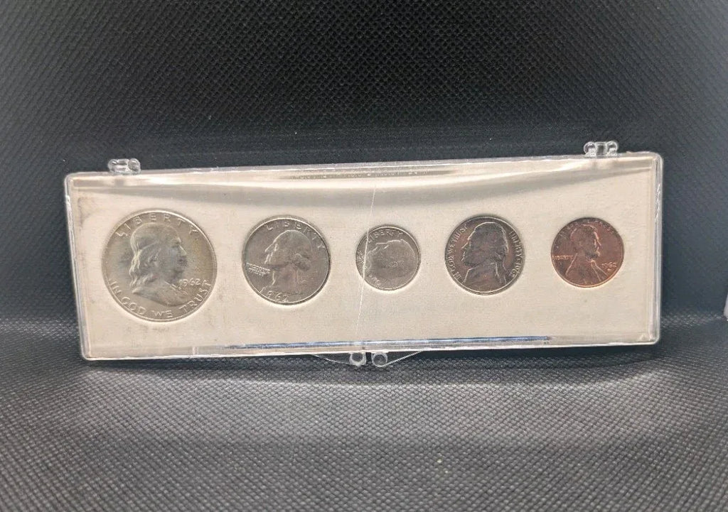 USA 1962 Silver Coins Year Set Uncirculated w/90% Silver mint set US - NumisFind