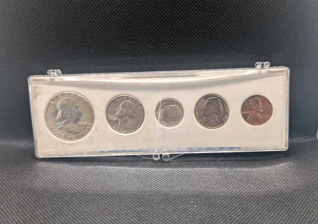 USA 1962 Silver Coins Year Set Uncirculated w/90% Silver mint set US - NumisFind