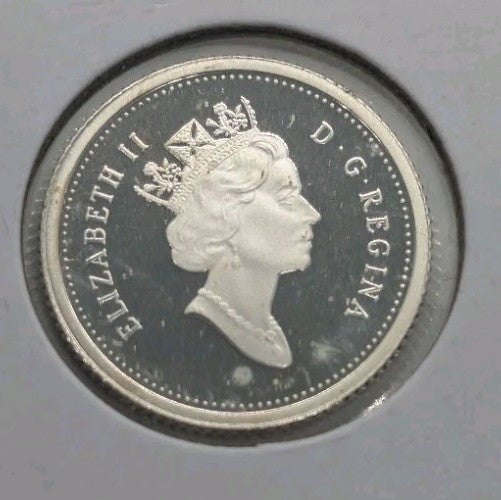 2000 Canada Proof 5c 10c 25c & 50c Silver Heavy Cameo Coins From RCM Set6