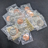 small Lot of 30x Canadian 5 Cent and 1 cents Coins Proof-like PL 1963 to 19670