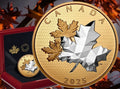 2025 Canada 50$ MAPLE LEAVES IN MOTION-5 Oz 99.99% pure Silver Coin-Mintage 20000