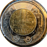 2017 Canada Battle of VIMY Two Dollar $2 Coin - AU About uncirculated Toonie - NumisFind